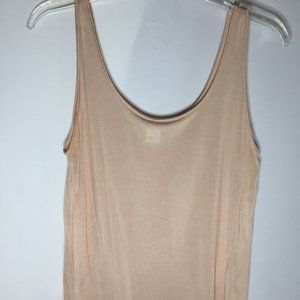 Under Silk - Beige 100% silk underwear top size medium